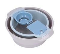 Tamis à Pollen, Ensemble De Tamis à Pollen, Tamis Farine, 4 Pcs Ensemble de Tamis à Farine, Conception Empilable Plateau De Coupe Avec Maille, Pour la Cuisson de la Cuisine 24,5 x 7,8 cm