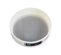 Tamis à poudre 20 cm Cadre PVC Maille fine 2 mm | Tâches d'analyse de la finesse de la farine