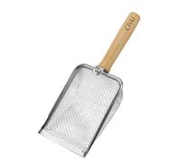 Tamis à roches - Grille de filtrage fine, tamis de sol en acier inoxydable ; Pelle de nettoyage des débris lisses Durabl, équipement de nivellement de sable de qualité agricole | Crépine de terre pour