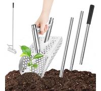Tamis à sable de plage | Poignée télescopique tamisage rapide | Tamis pour crustacés | pour creuser rapidement le tamisage de la saleté rocheuse, compost, gravier, nettoyage du jardinage, camping