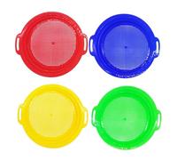 Tamis À Sable - Jouets De Tamis À Sable De Plage Pour , Ensemble D'outils De Bombardement Légers, Matériau PP Robuste Avec Bords Lisses Et Prise En Main Facile | Creuser Et Chasser Au Trésor Po