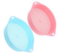 Tamis à Sol Manuel en Plastique PP, Trous de 3mm, Lot de 2 | Retrait des Pierres du Sol, Usage Jardinage et Sable de Jeu, Format Léger pour Paysagistes et Jardiniers