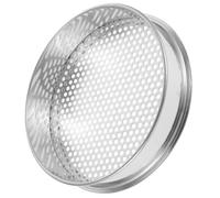 Tamis à Sol Rond en Acier Inoxydable pour Calibrage 20cm | Maison et Restaurant, Retire les Pierres, Format Portable, Finition Argentée, Usage Domestique
