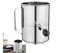 Tamis à sucre en poudre, Tamis à farine, Shaker à sucre en poudre en acier inoxydable - Tamis tasse avec pour la cuisson des gâteaux, pâtisseries, , cupcakes et desserts