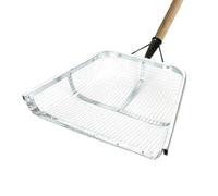 Tamis à Terre Robuste avec poignée antidérapante - Parfait pour filtrer la Terre, Le Sable et Le Compost, Inoxydable et, idéal pour l'agriculture et Le Jardin | Pelle à Tamis, Pelle de Jardin,