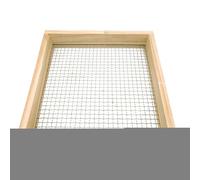 Tamis À Terreau pour Jardinage, Tamis À Compost Manuel pour Jardin, à Maille Résistante Grande Capacité pour Préparation Compost