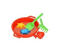 Tamis avec des moules de sable