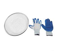 Tamis Compost Maille 2mm Fin pour sable Terre Tamis Compost Maille(2mm) | Ajustement parfait seau 5 gallons, diamètre 30cm, montage stable, filtrage rapide débordement