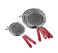 Tamis Cuisine 1 passoire de cuisine avec oreilles suspendues, en acier inoxydable, for farine, nouilles, huile, friture(14cm)