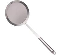 Tamis Cuisine Avec PoignéE Cuillère à filtre multifonctionnelle en acier inoxydable, fil mailles fines, passoire d'écumoire d'huile, filet for aliments frits, Gadgets de cuisine(L-2PCS)