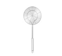 Tamis Cuisine Avec PoignéE Cuillère d'écumoire à mailles fines en acier inoxydable, épaisse et renforcée, passoire araignée multifonction avec manche Long for frire égoutter