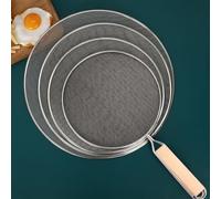 Tamis Cuisine Maille Fine Acier Inoxydable 29cm Résistant(21cm) | Acier inoxydable pour robuste, maille fine dense, pour bois isolante, diamètre 33cm, lavage facile
