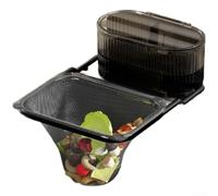 Tamis Cuisine Maille Serrée Déchets Alimentaires 23cm(black) | Maille fine dense, pour capture débris alimentaires, empêche , usage quotidien , entretien facile