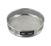 Tamis d'analyse de 20 cm - Cadre chromé durable - Tamis d'analyse de 20 cm | Cadre épais double couche, grande stabilité, pas de déformation sous charge, utilisation longue et professionnelle