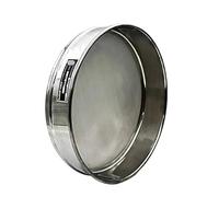 Tamis d'analyse de laboratoire en acier inoxydable 304 - 30 cm de diamètre, 325 mailles, ouverture de 0,045 mm for un échantillonnage et une inspection précis