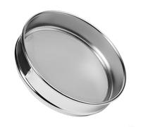 Tamis de 20 cm, maille en acier inoxydable 304 avec cadre chromé pour sol, céréales, médicaments, maille 4-600 (maille 70)