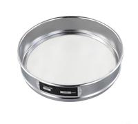 Tamis de 20 cm pour l'inspection des échantillons et le dépistage des médicaments, maille en acier inoxydable chromé avec cadre 304 SS, 10 à 100 options de maille (40 mailles)