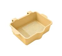 Tamis De Bac À Litière Chat Recharge Insert Filtre réutilisable déchets | Tamis Filtre pour Bac à Litière de Chat Pour entretien gestion du travail de tri Jaune