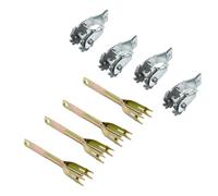 Tamis de clôture électrique avec poignée à cliquet - Tendeur avec clip de compression pour outil de jardinage de ferme