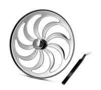 Tamis de douche pour écoulement de douche TECE Drainline - Filtre à cheveux pour TECE 660005 - En acier inoxydable - Avec clip de nettoyage des cheveux - Passoire de douche pour l'épilation