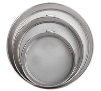 Tamis de farine de 3 pcs, 304 Filtre de poudre de farine en acier inoxydable Filter Fine 40 mesh Couchette ronde Pépelle de cuisine pour la cuisson du pain à gâteau