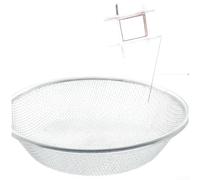 Tamis de jardin 30 cm très résistant avec options de maille de 2 mm, 6 mm, 10 mm pour pierres de compost et sable Argenté