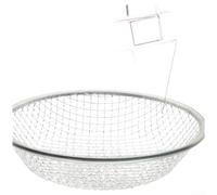 Tamis de jardin 30 cm très résistant avec options de maille de 2 mm, 6 mm, 10 mm pour pierres de compost et sable Argenté (10)