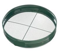 Tamis de Jardin Premier Vert avec Grille 6mm - Construction Métal, 75mm de Profondeur
