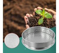 Tamis de jardin robuste 6712 mm pour une séparation rapide du sol et des matériaux grossiers (trou rond de 7 mm)