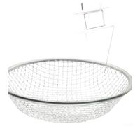 Tamis de jardin robuste de 30 cm avec gants de protection pour tamiser le compost, le sable ou le gravier avec mailles de 2 mm, 6 mm, 10 mm, cadre en métal argenté, construction légère pour des