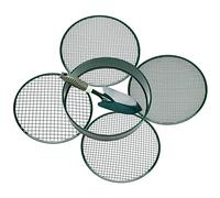 Tamis de Jardin, Tamis de Sol avec Mailles interchangeables de 3, 6, 9, 12 mm, Outil de Jardinage Parfait pour tamiser Le Sol, Les Pierres et Le Compost