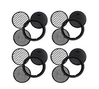 Tamis de Jardinage Manuel, Plastique Noir, Trois Grilles pour Jardin | Léger et Pratique, Démontable, pour Mini Jardin et Balcon, Filtre Cailloux et Débris