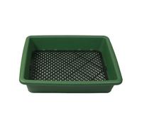 Tamis de jardinage tamis à granulés résistant à la rouille avec maille | Outils de lavage d'or pour la prospection Exploitation minière Jardinage Entretien des plantes en pot Sol Terre Roche et