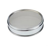 Tamis de laboratoire 20 cm en acier inoxydable 304 4-600 mailles Cadre chromé pour analyse scientifique (maille 90)