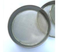 Tamis de laboratoire à mailles fines, 1 pièce, for échantillons soja, riz, grains, farine sésame, filtre en acier inoxydable chromé, diamètre 20 cm, 12-200(12 mesh)