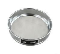 Tamis de laboratoire avec cadre chromé avec bords lisses polis et maille en acier inoxydable 304 haute résistance pour une utilisation en laboratoire à long terme (maille 30)