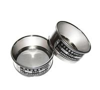 Tamis de laboratoire de 10 cm, maille filtrante en acier inoxydable 304 avec cadre chromé for prélèvement et contrôle, 1 pièce(400mesh(0.0385mm))