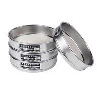 Tamis de laboratoire de 20 cm, maille en acier inoxydable 304, récipient galvanisé, for le contrôle d'échantillons, 1 pièce(24mesh(0.85mm))