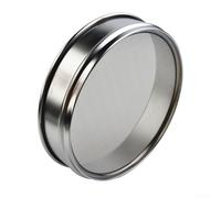 Tamis de laboratoire en acier inoxydable 304 avec cadre chromé pour inspection d'échantillons industriels, différentes ouvertures de maille de 2 mm à 0,15 mm pour classification des matériaux (10