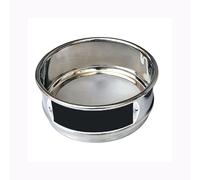 Tamis de laboratoire en acier inoxydable 304 de 10 cm de diamètre - Tamis à farine polyvalent for la pâtisserie, filtre à poudre, maille 2-500(100)