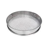 Tamis de laboratoire en acier inoxydable Tamis vibrant à trou rond, ouverture de 1 50 mm, diamètre 10 35 cm, tamis mailles en acier inoxydable 304, pièce(3MMx20CM)