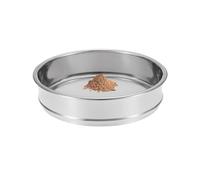 Tamis de Laboratoire,Tamis à Essai en Acier Inoxydable 304,Cadre Double Couche,Empilables,Rond,pour Labor