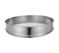 Tamis de Sol Rond en Acier Inoxydable, 6 Mesh, pour Jardin | Maille Uniforme, Séparation Précise des Particules, Usage en Serrage et Compost, Sable, Gravier Aquarium
