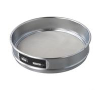 Tamis de Test 20cm Maille Chromée 4-600 Mesh pour Analyse Particules - Tamis Laboratoire pour industriel Alimentaire(100 mesh)