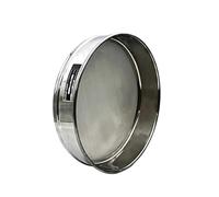 Tamis de test d'analyse en laboratoire de 30 cm - Tamis en acier inoxydable de 300 mailles for l'échantillonnage et l'inspection - Taille des pores de 0,054 mm