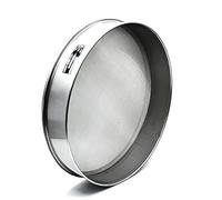 Tamis de test de laboratoire en acier inoxydable 304, diamètre 40 cm, 12-200, filtrante de précision for l'inspection par échantillonnage(80 mesh)