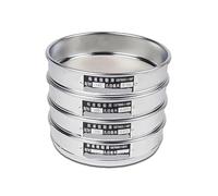 Tamis de test de laboratoire standard 30 cm - en acier inoxydable 304 avec cadre chromé for l'échantillonnage et l'inspection - 1 pièce(6 mesh(3.2mm))