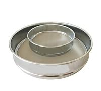 Tamis de Test économique, 14 mailles, en acier inoxydable, en tissu métallique, for l'analyse des particules, 1 pièce(30cm)