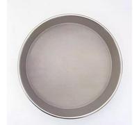 Tamis de Test économique, 400 mailles, en acier inoxydable, avec cadre chromé for l'analyse des particules, 1 pièce(10cm)