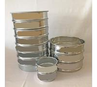 Tamis de Test économique, 70 mailles, en acier inoxydable, avec cadre chromé for l'analyse des particules, 1 pièce(40cm)